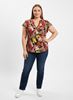 Immagine di PLUS SIZE FLORAL PRINT TOP
